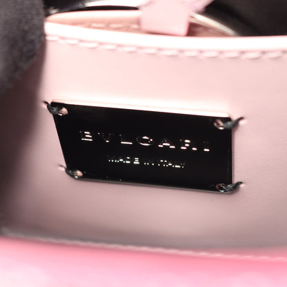 セルペンティ フォーエバー チェーンショルダーバッグ レザー ライトピンク シルバー ブルガリ バッグ BVLGARI