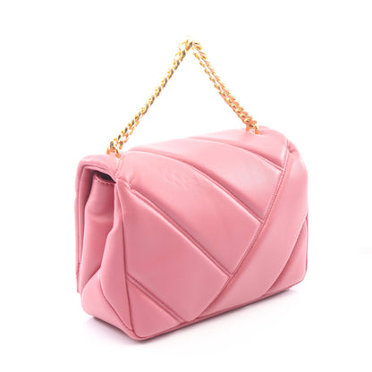 セルペンティ カボション 2WAY チェーンハンドバッグ レザー ピンク ブルガリ バッグ BVLGARI
