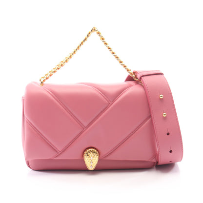 セルペンティ カボション 2WAY チェーンハンドバッグ レザー ピンク ブルガリ バッグ BVLGARI