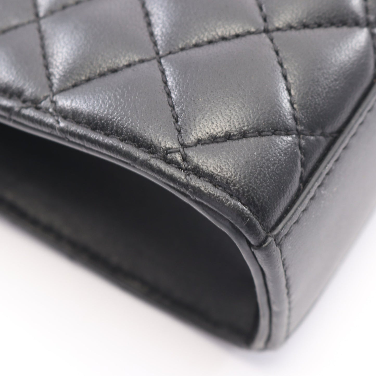 エンヴェロップ ミディアム チェーンショルダーバッグ レザー ブラック サンローランパリ バッグ SAINT LAURENT PARIS