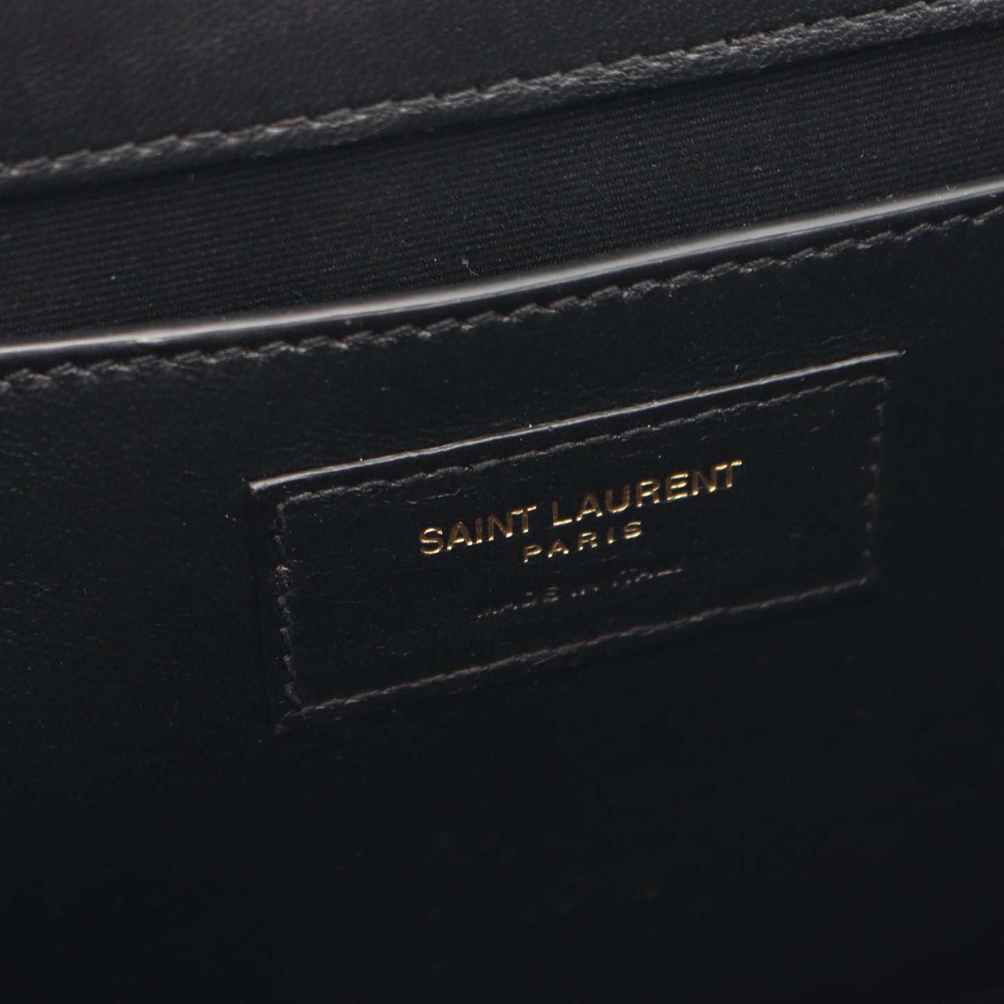 エンヴェロップ ミディアム チェーンショルダーバッグ レザー ブラック サンローランパリ バッグ SAINT LAURENT PARIS