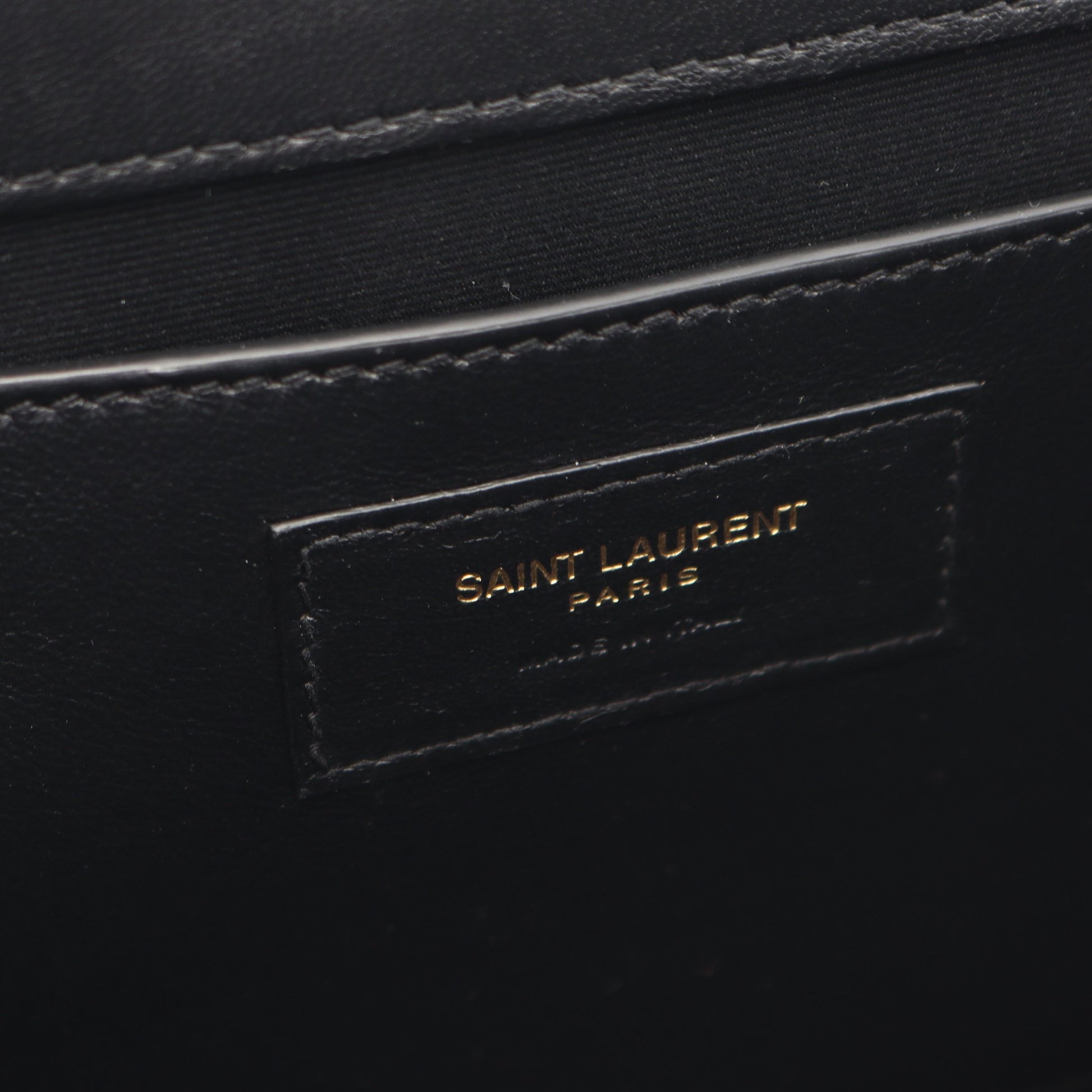 エンヴェロップ ミディアム チェーンショルダーバッグ レザー ブラック サンローランパリ バッグ SAINT LAURENT PARIS