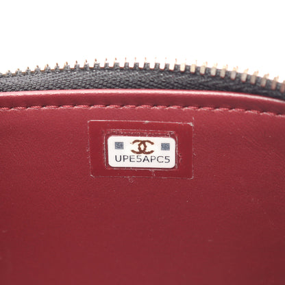 マトラッセ バニティ チェーンショルダーバッグ ラムスキン ブラック ゴールド金具 シャネル バッグ CHANEL