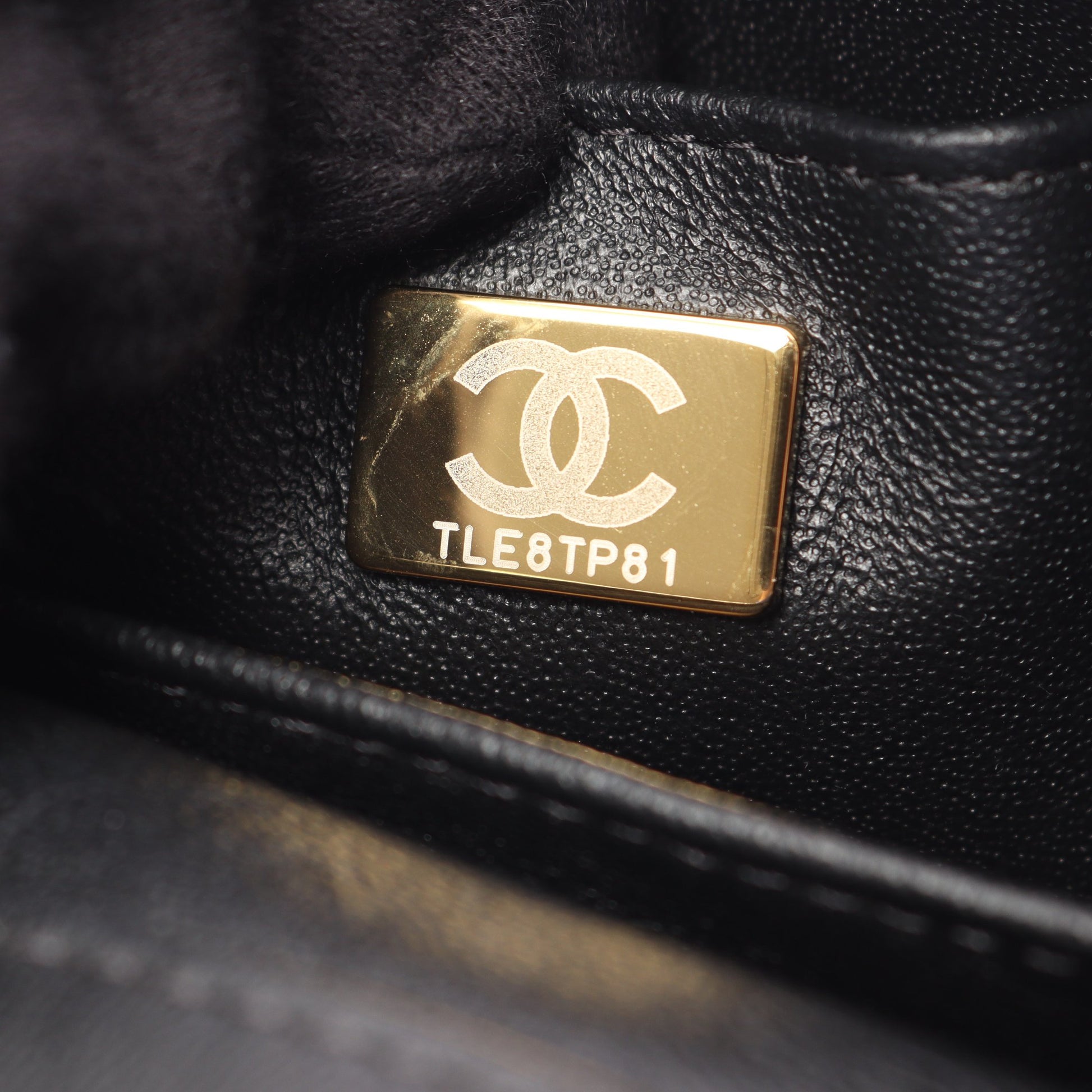 マトラッセ チェーンショルダーバッグ ラムスキン ブラック ゴールド金具 シャネル バッグ CHANEL