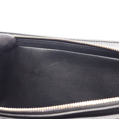 Vステッチ チェーンショルダーバッグ レザー ブラック ゴールド金具 シャネル バッグ CHANEL