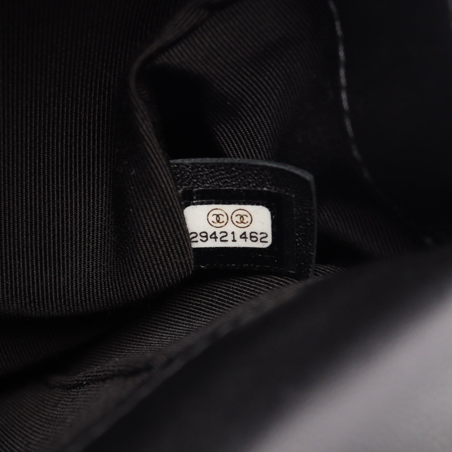 マトラッセ チェーンアラウンド パール チェーンショルダーバッグ ラムスキン ブラック ゴールド金具 シャネル バッグ CHANEL
