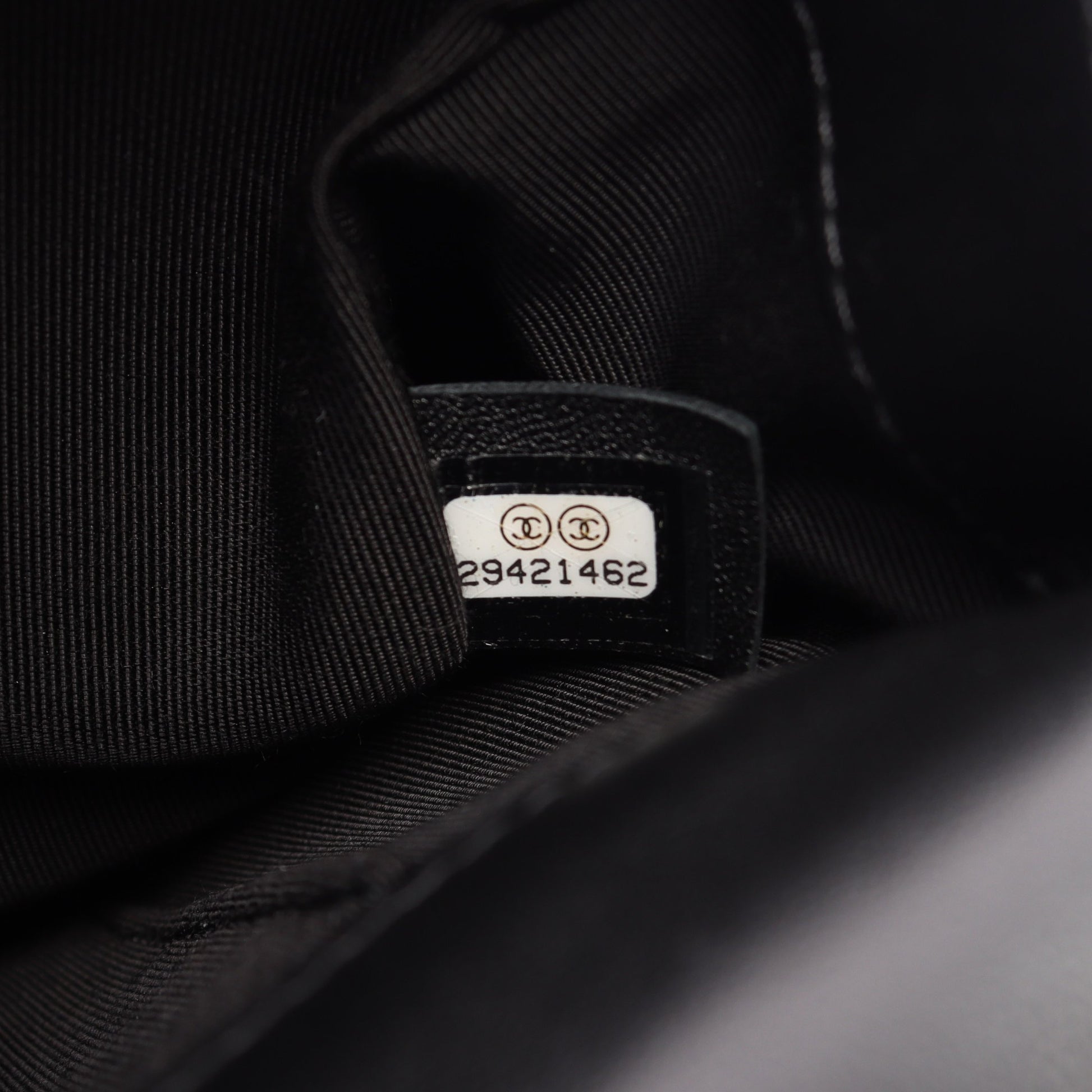 マトラッセ チェーンアラウンド パール チェーンショルダーバッグ ラムスキン ブラック ゴールド金具 シャネル バッグ CHANEL