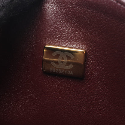 マトラッセ Wフラップ Wチェーンショルダーバッグ キャビアスキン ブラック ゴールド金具 シャネル バッグ CHANEL