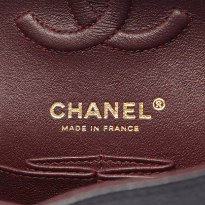 マトラッセ Wフラップ Wチェーンショルダーバッグ キャビアスキン ブラック ゴールド金具 シャネル バッグ CHANEL