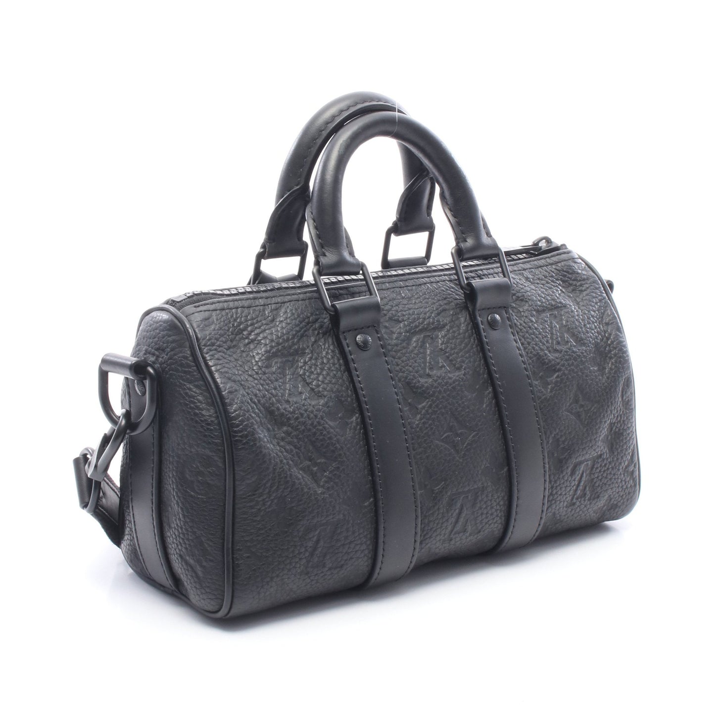 キーポル バンドリエール25 トリヨンモノグラム ノワール 2WAY ハンドバッグ レザー ブラック ルイヴィトン バッグ LOUIS VUITTON