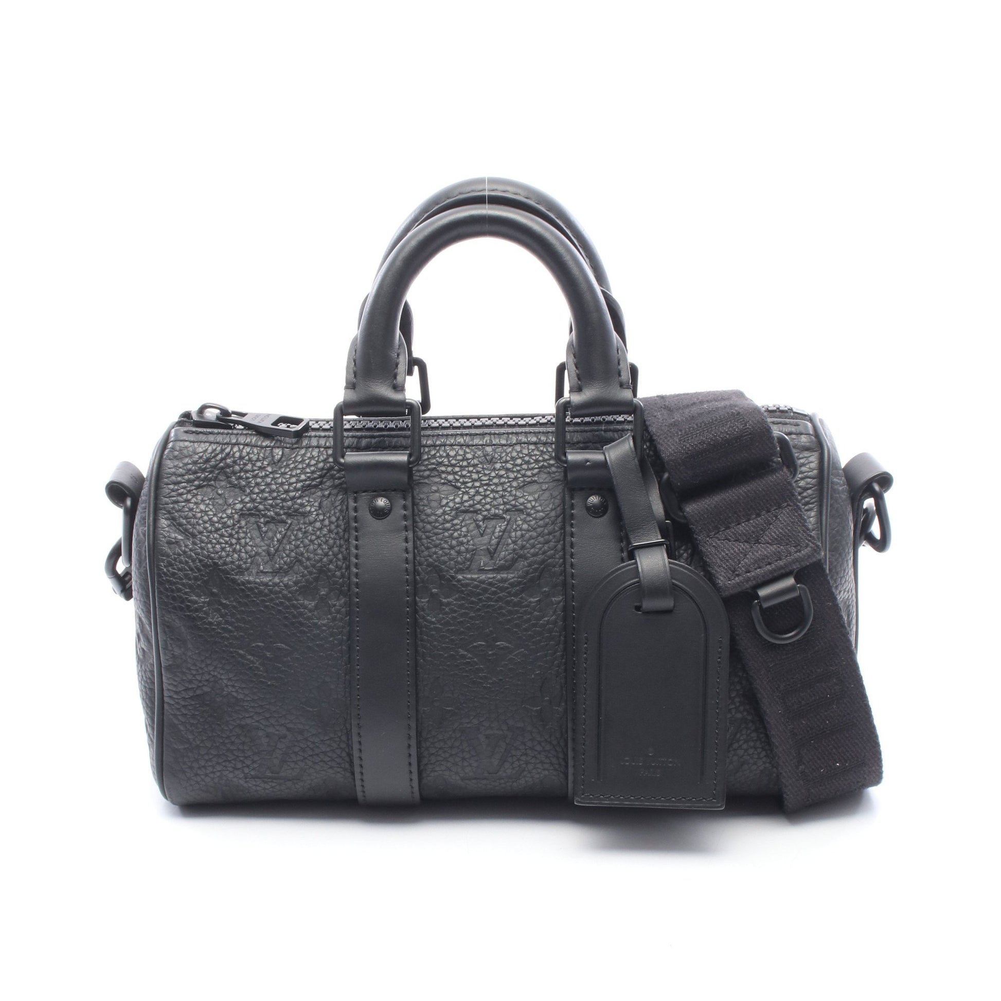 キーポル バンドリエール25 トリヨンモノグラム ノワール 2WAY ハンドバッグ レザー ブラック ルイヴィトン バッグ LOUIS VUITTON