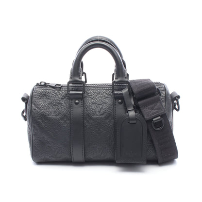 キーポル バンドリエール25 トリヨンモノグラム ノワール 2WAY ハンドバッグ レザー ブラック ルイヴィトン バッグ LOUIS VUITTON