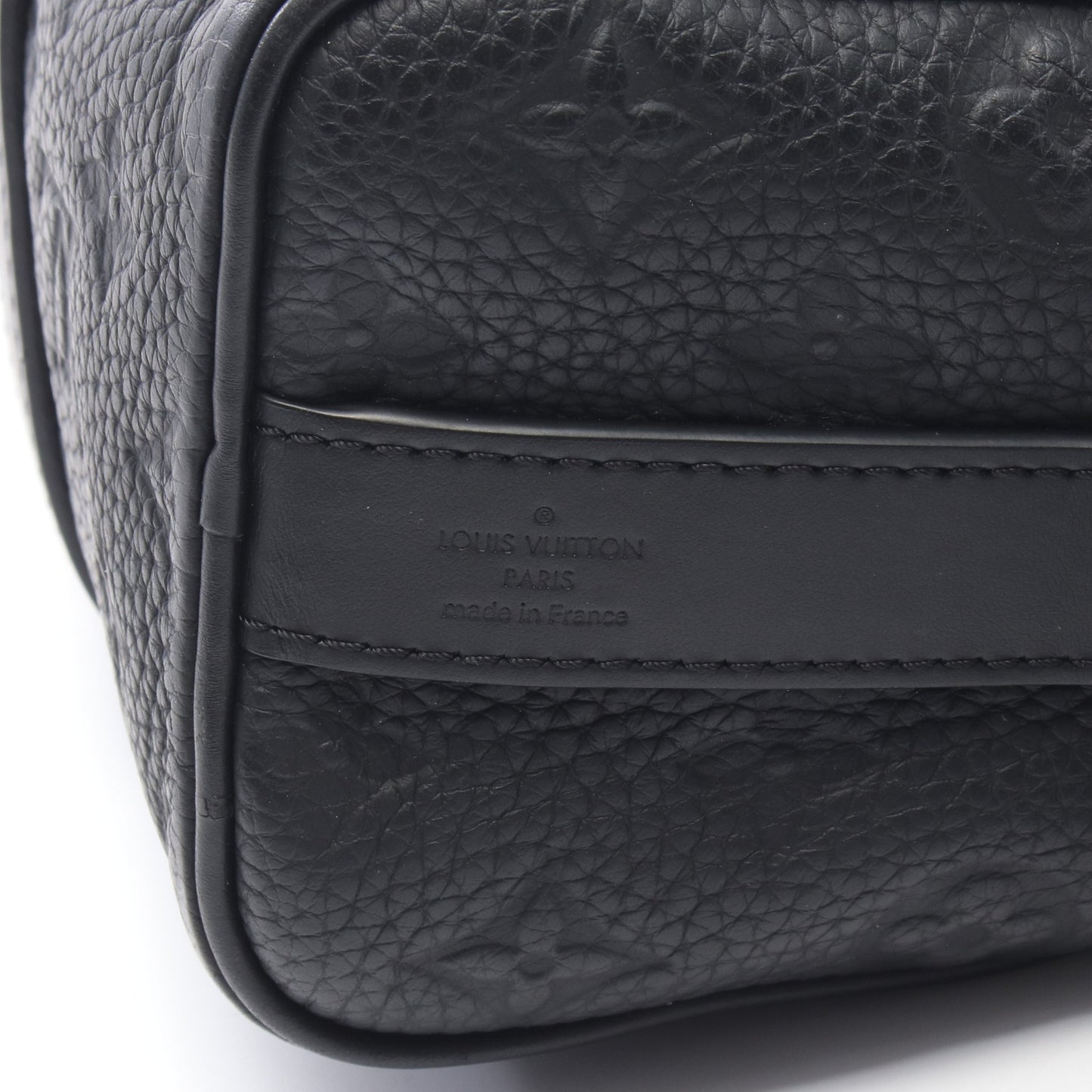 キーポル バンドリエール25 トリヨンモノグラム ノワール 2WAY ハンドバッグ レザー ブラック ルイヴィトン バッグ LOUIS VUITTON