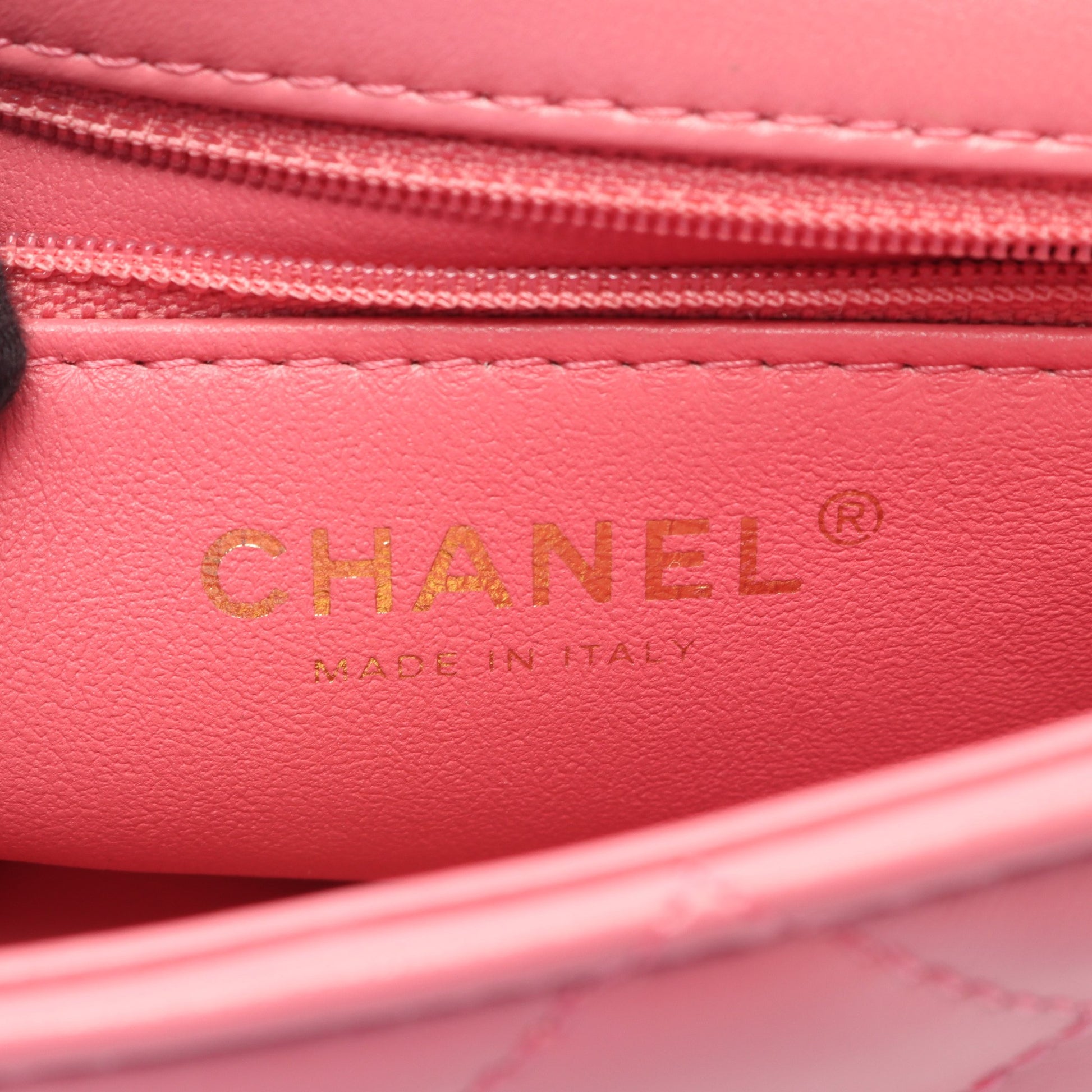 マトラッセ スモール トップハンドル 2WAY チェーンショルダーバッグ ラムスキン ピンク ゴールド金具 シャネル バッグ CHANEL