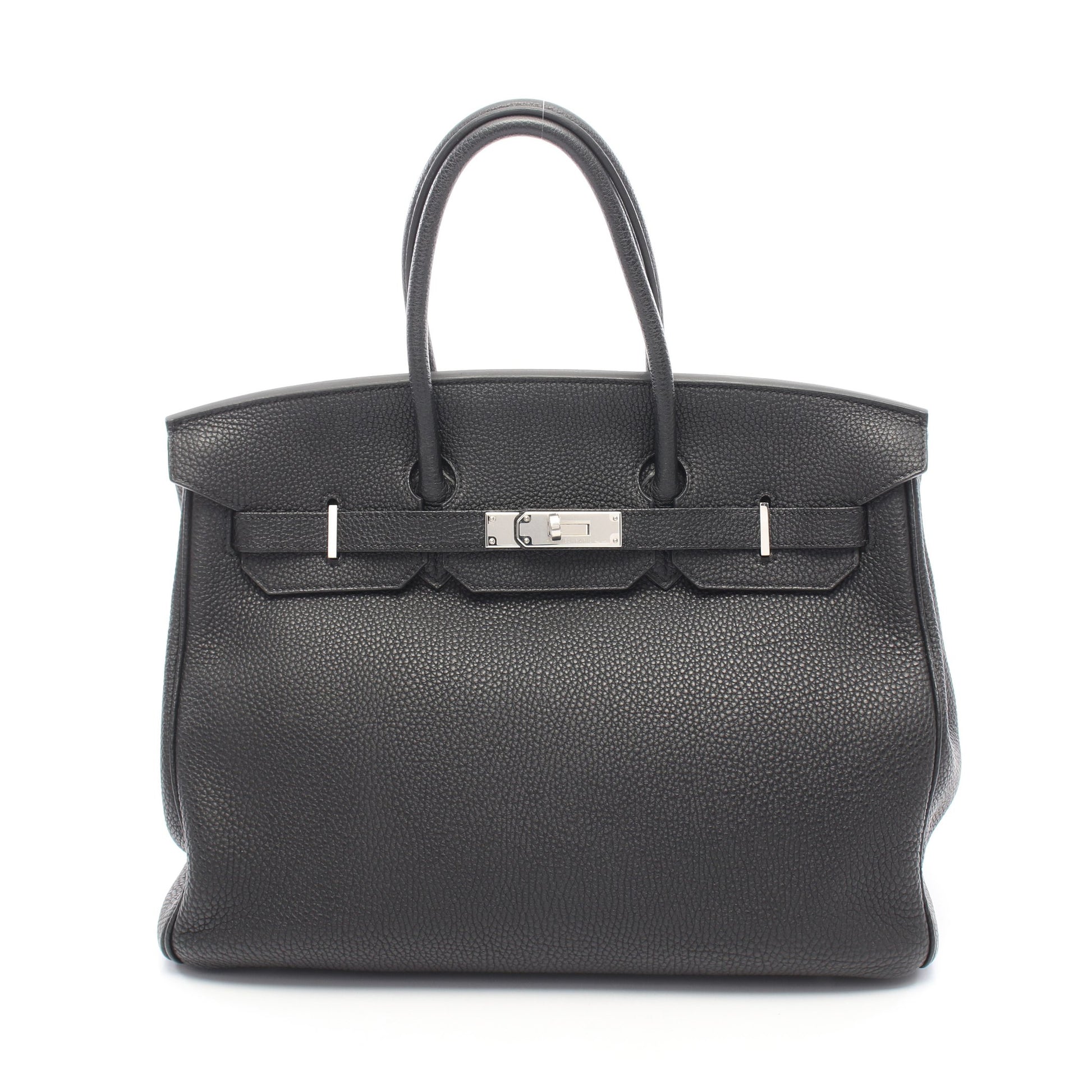 バーキン35 ハンドバッグ トゴ ブラック シルバー金具 □N刻印 エルメス バッグ HERMES