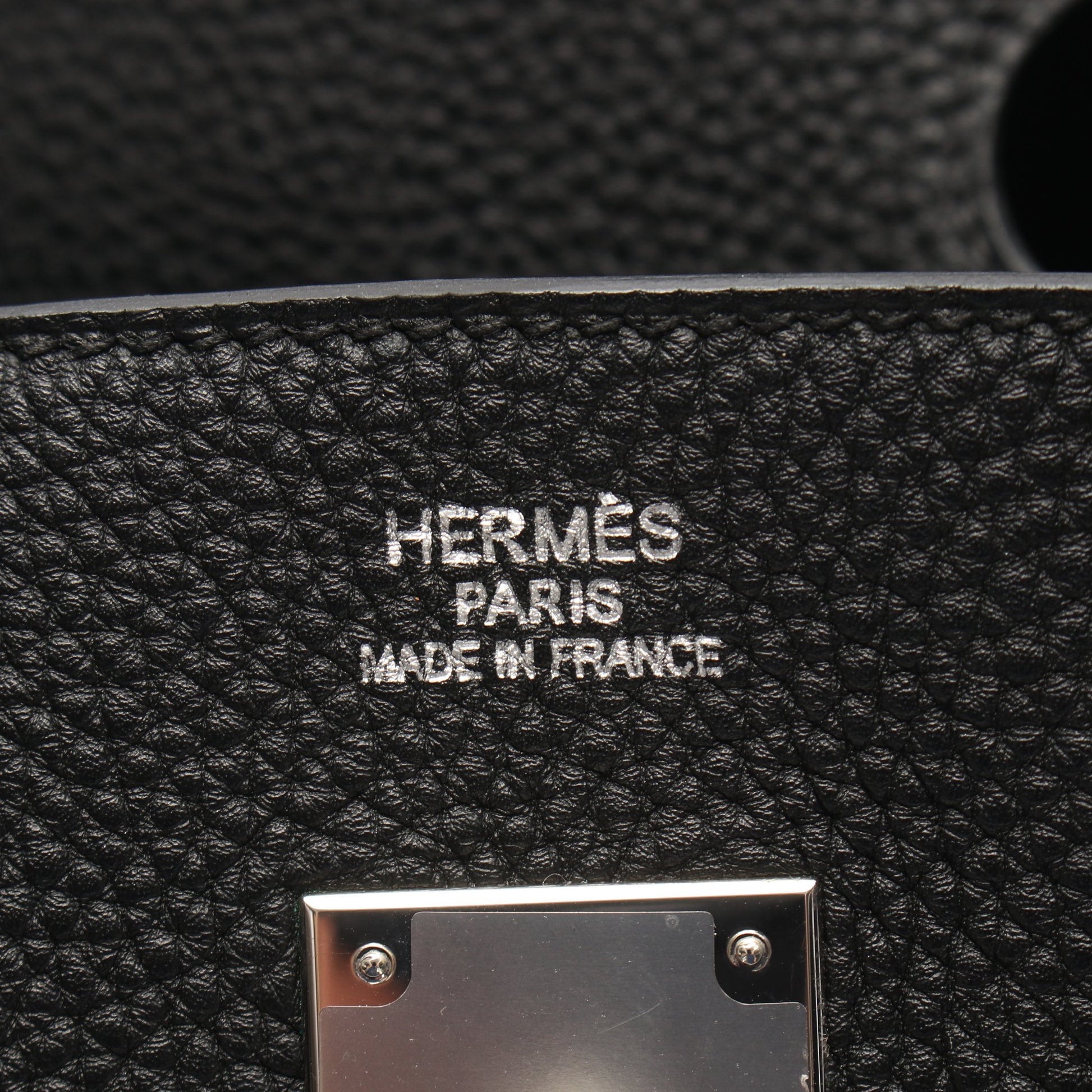 バーキン35 ハンドバッグ トゴ ブラック シルバー金具 □N刻印 エルメス バッグ HERMES