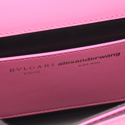 BVLGARI × ALEXANDER WANG セルペンティ 2WAY ハンドバッグ レザー ピンク ブルガリ バッグ BVLGARI