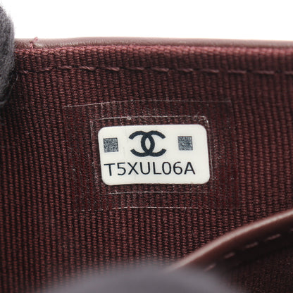 クラシック スモール フラップ ウォレット マトラッセ 三つ折り財布 キャビアスキン ブラック ゴールド金具 シャネル 財布・小物 CHANEL