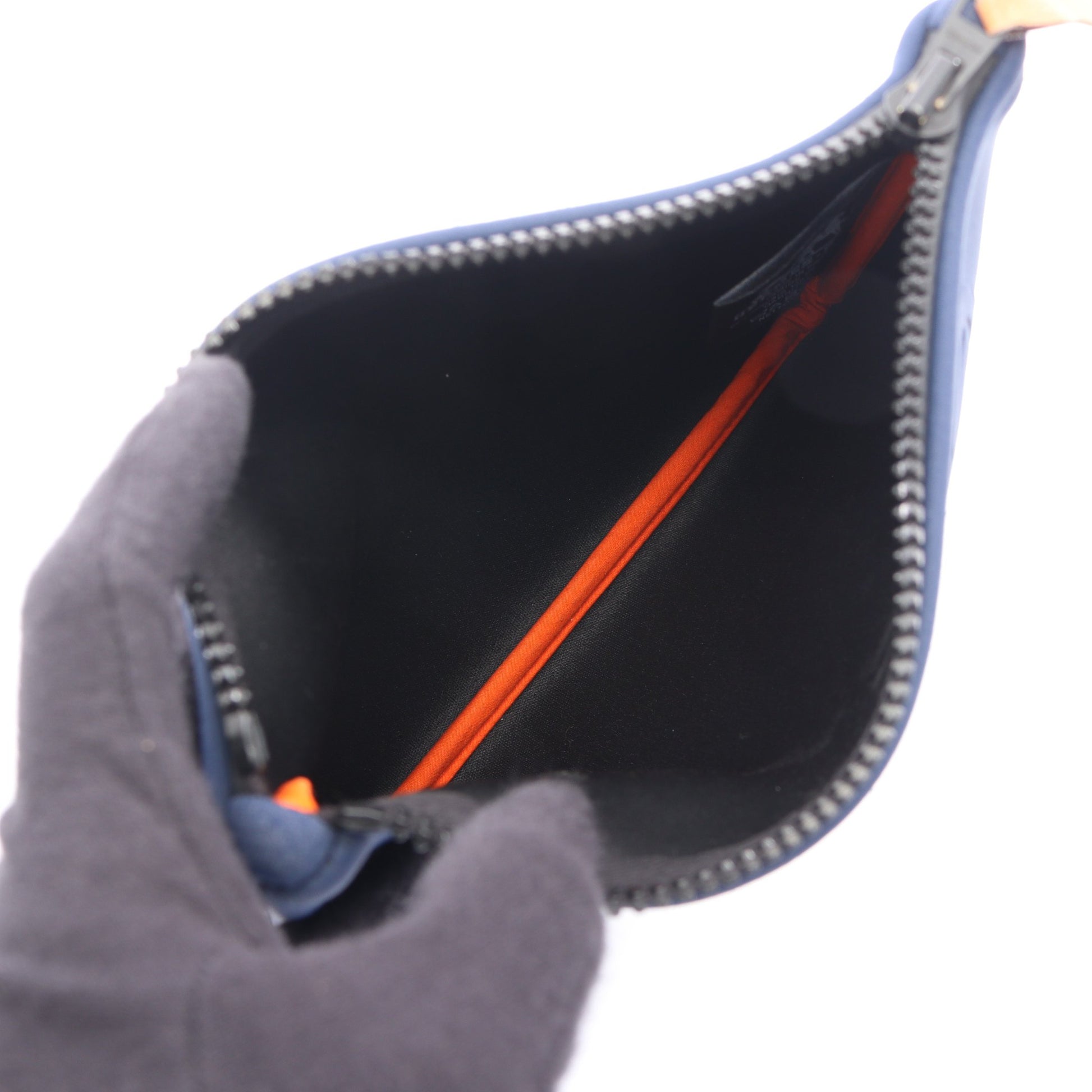 ネオバン タラサPM マリン ポーチ ネオプレン ネイビー ブラック金具 エルメス 財布・小物 HERMES