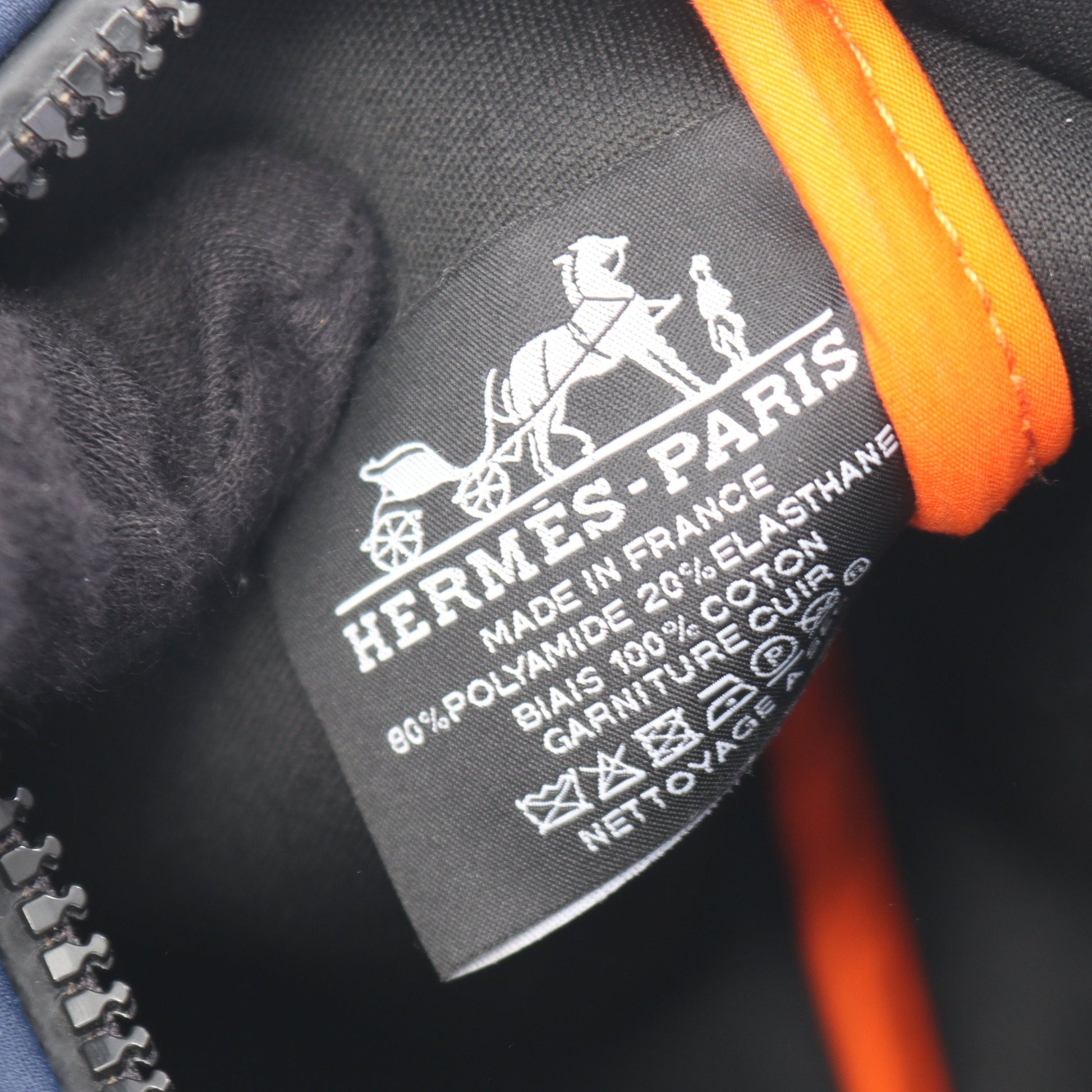 ネオバン タラサPM マリン ポーチ ネオプレン ネイビー ブラック金具 エルメス 財布・小物 HERMES