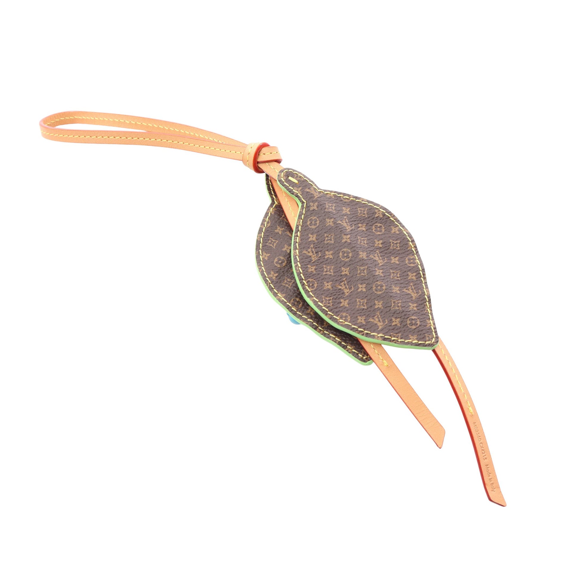LV キャタピラー バッグチャーム PVC レザー グリーン マルチカラー ルイヴィトン 財布・小物 LOUIS VUITTON