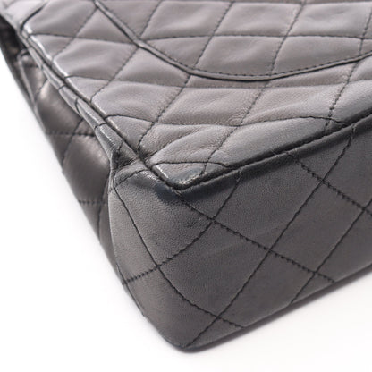 マトラッセ パリ限定 Wチェーンショルダーバッグ ラムスキン ブラック ゴールド金具 シャネル バッグ CHANEL
