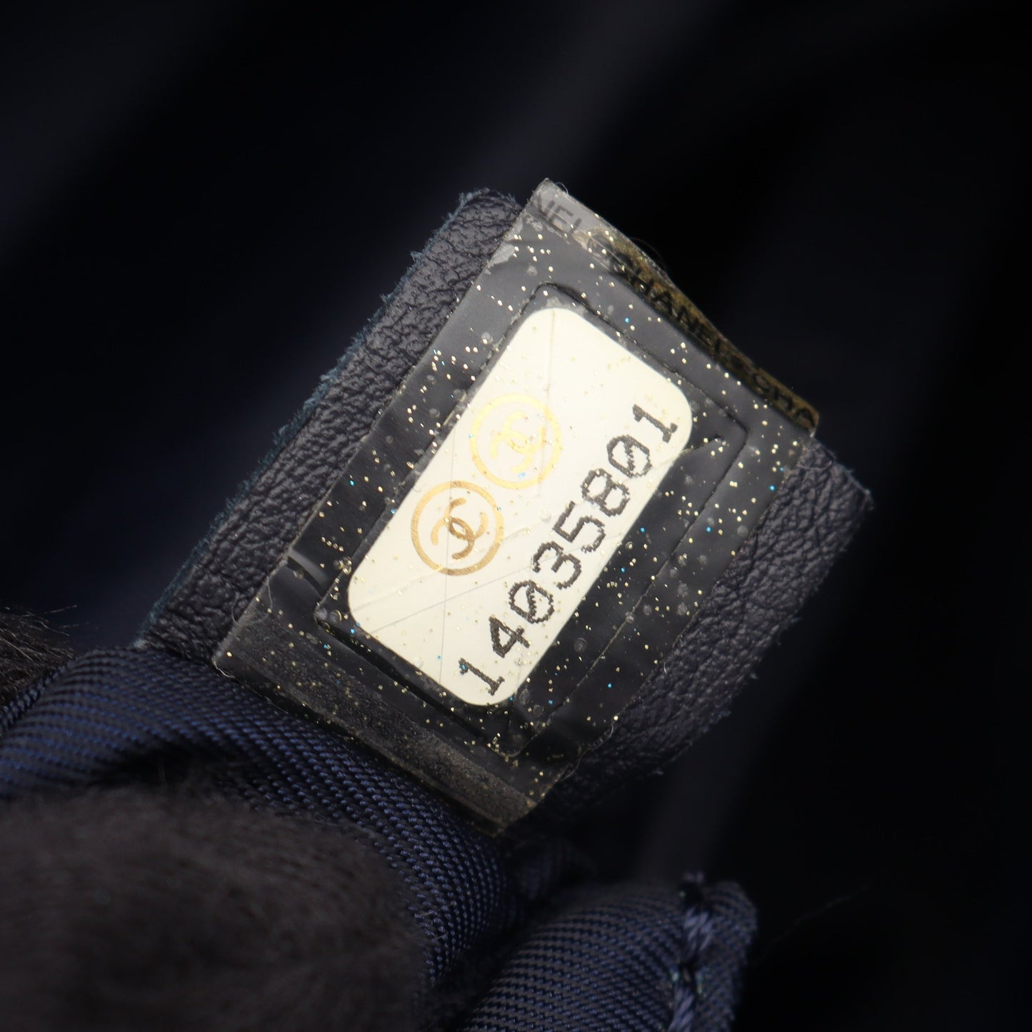 コココクーンGM リバーシブル ハンドバッグ トートバッグ レザー シルバー ネイビー シルバー金具 シャネル バッグ CHANEL