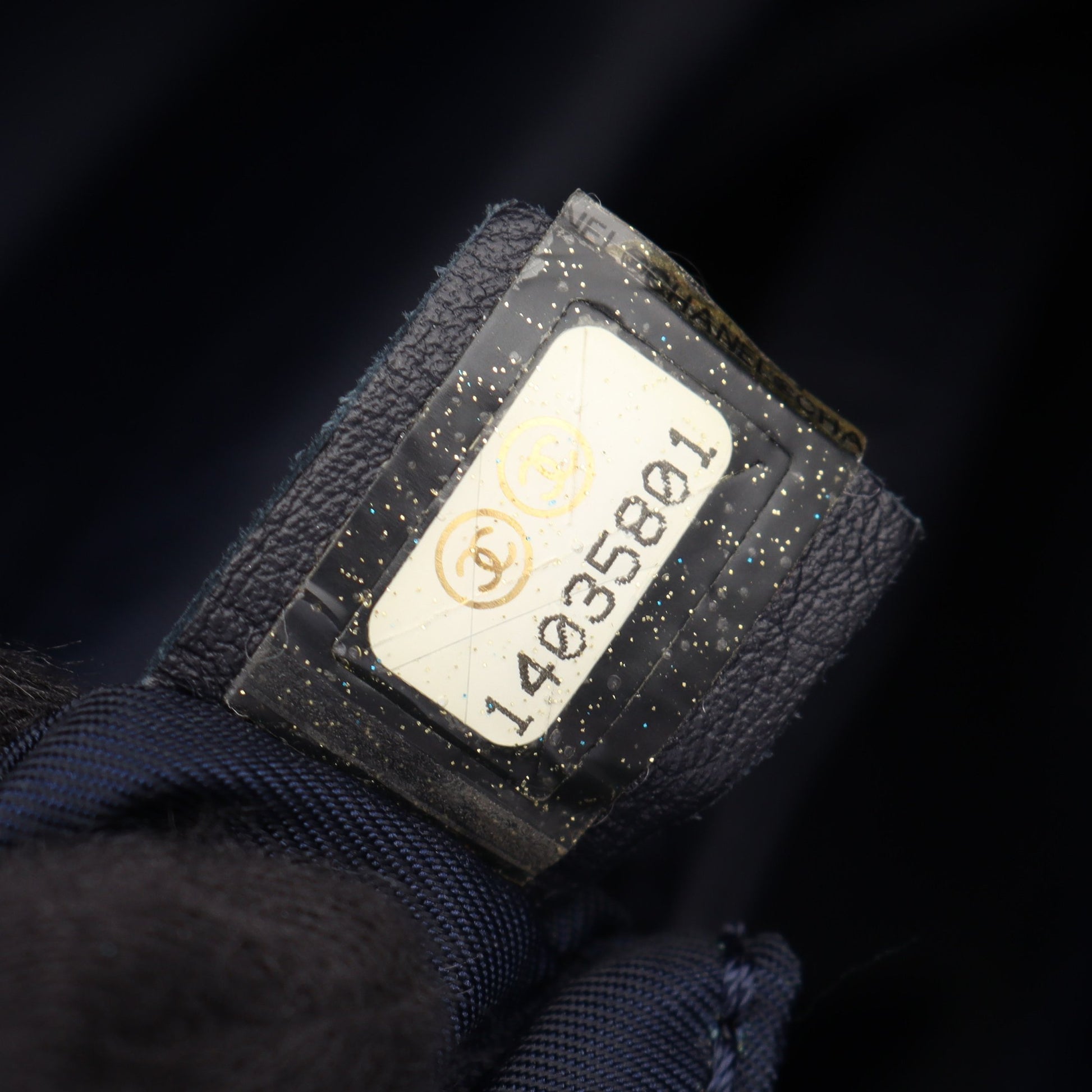 コココクーンGM リバーシブル ハンドバッグ トートバッグ レザー シルバー ネイビー シルバー金具 シャネル バッグ CHANEL