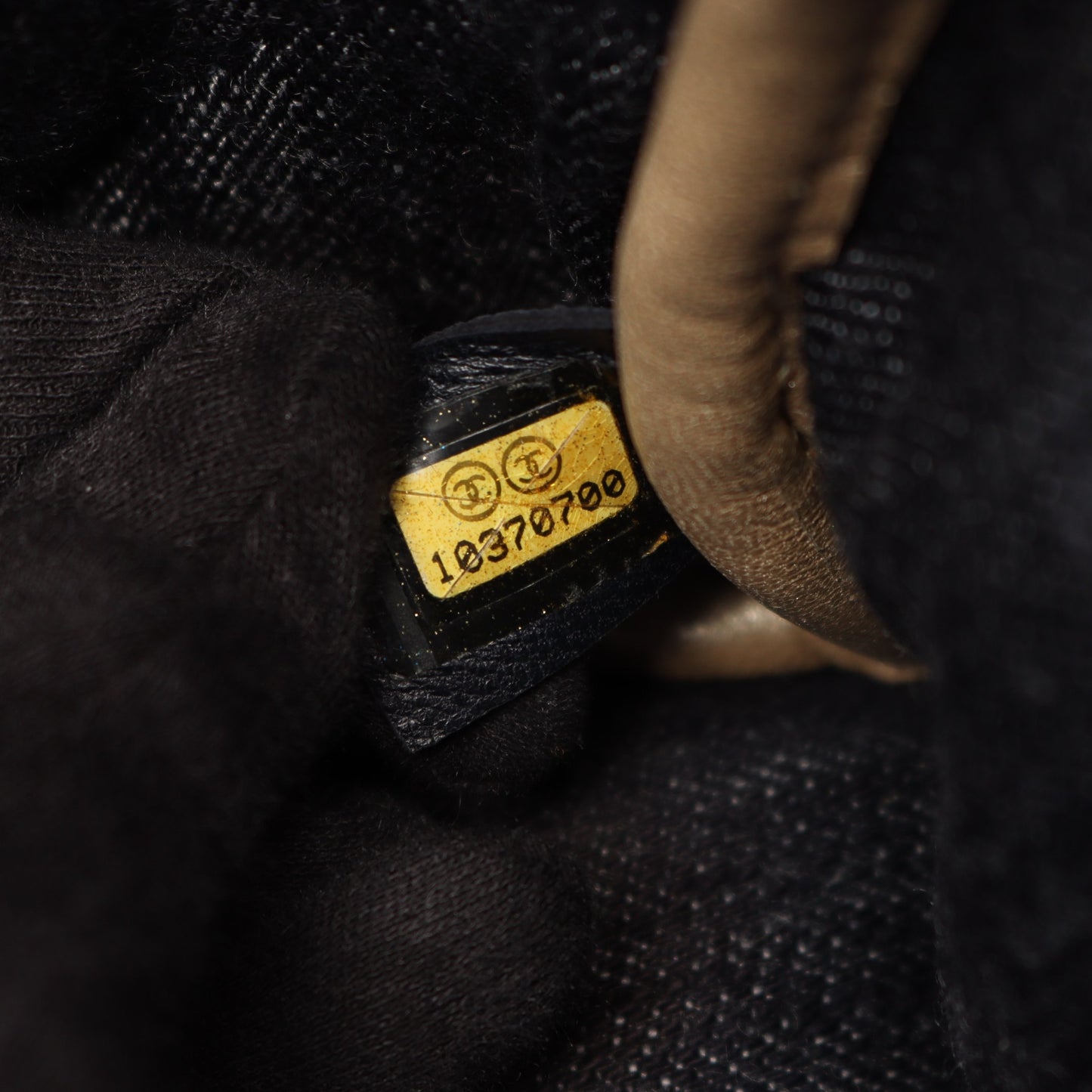 スパークリングデニム ココマーク ハンドバッグ デニム レザー インディゴブルー ゴールド金具 シャネル バッグ CHANEL