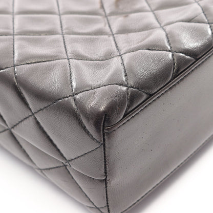 マトラッセ ショルダーバッグ ラムスキン ブラック ゴールド金具 シャネル バッグ CHANEL