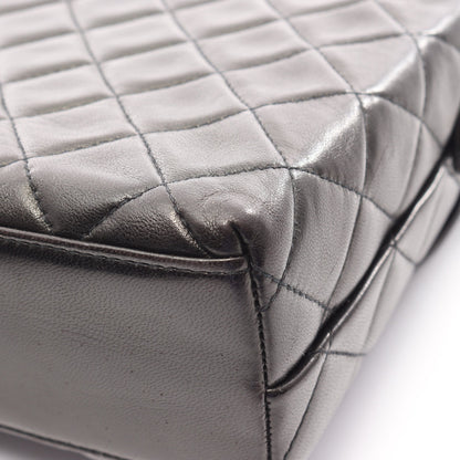 マトラッセ ショルダーバッグ ラムスキン ブラック ゴールド金具 シャネル バッグ CHANEL