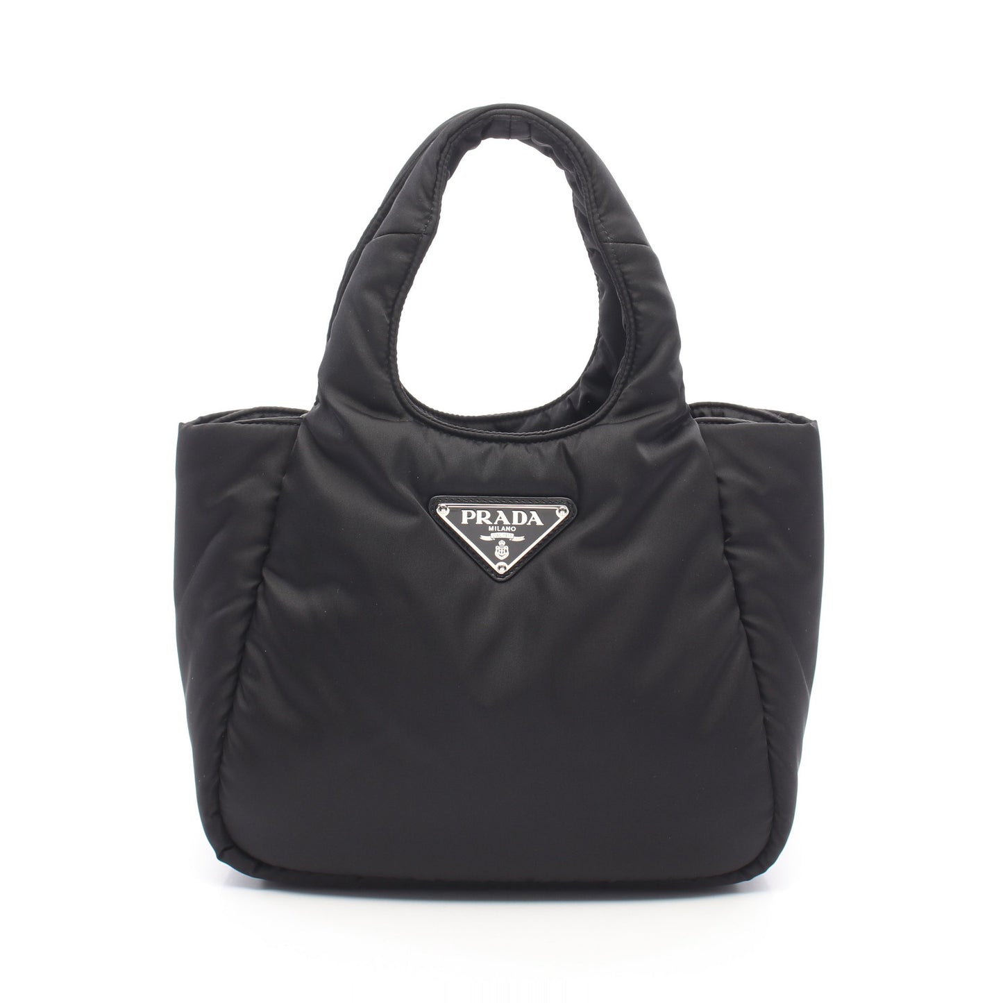 Re-Nylon パデット スモール ハンドバッグ ナイロン ブラック プラダ バッグ PRADA