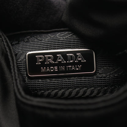 Re-Nylon パデット スモール ハンドバッグ ナイロン ブラック プラダ バッグ PRADA