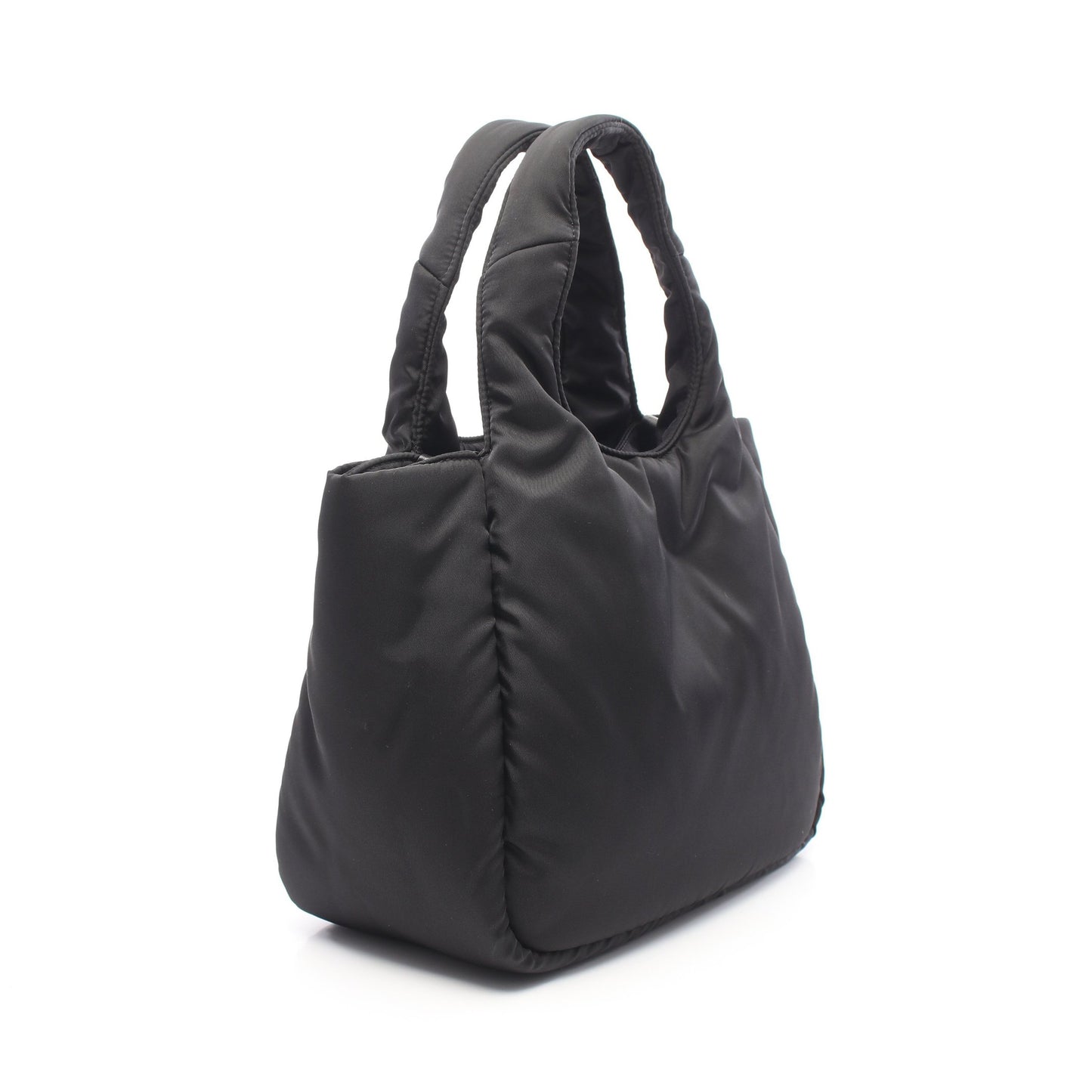 Re-Nylon パデット スモール ハンドバッグ ナイロン ブラック プラダ バッグ PRADA