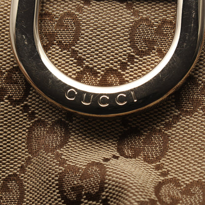 アビー GGキャンバス ワンショルダーバッグ キャンバス レザー ベージュ ホワイト グッチ バッグ GUCCI