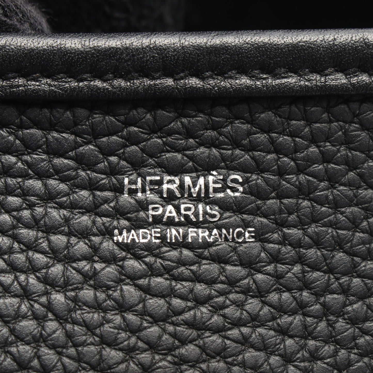 エヴリン 3 トロワ PM ショルダーバッグ トリヨンクレマンス ブラック シルバー金具 U刻印 エルメス バッグ HERMES