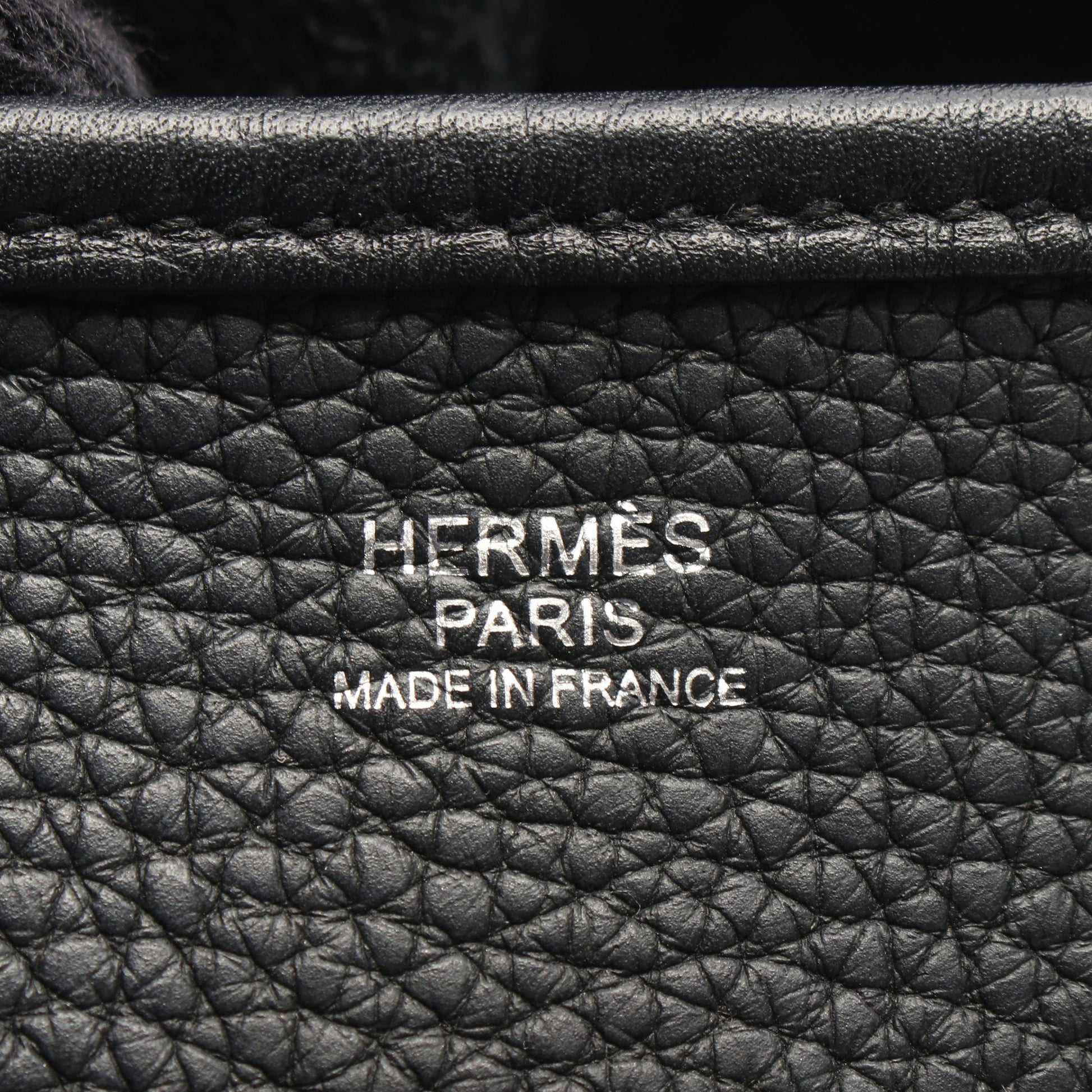 エヴリン 3 トロワ PM ショルダーバッグ トリヨンクレマンス ブラック シルバー金具 U刻印 エルメス バッグ HERMES