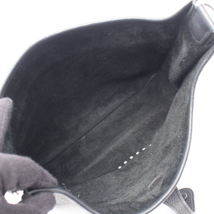 エヴリン 3 トロワ PM ショルダーバッグ トリヨンクレマンス ブラック シルバー金具 U刻印 エルメス バッグ HERMES