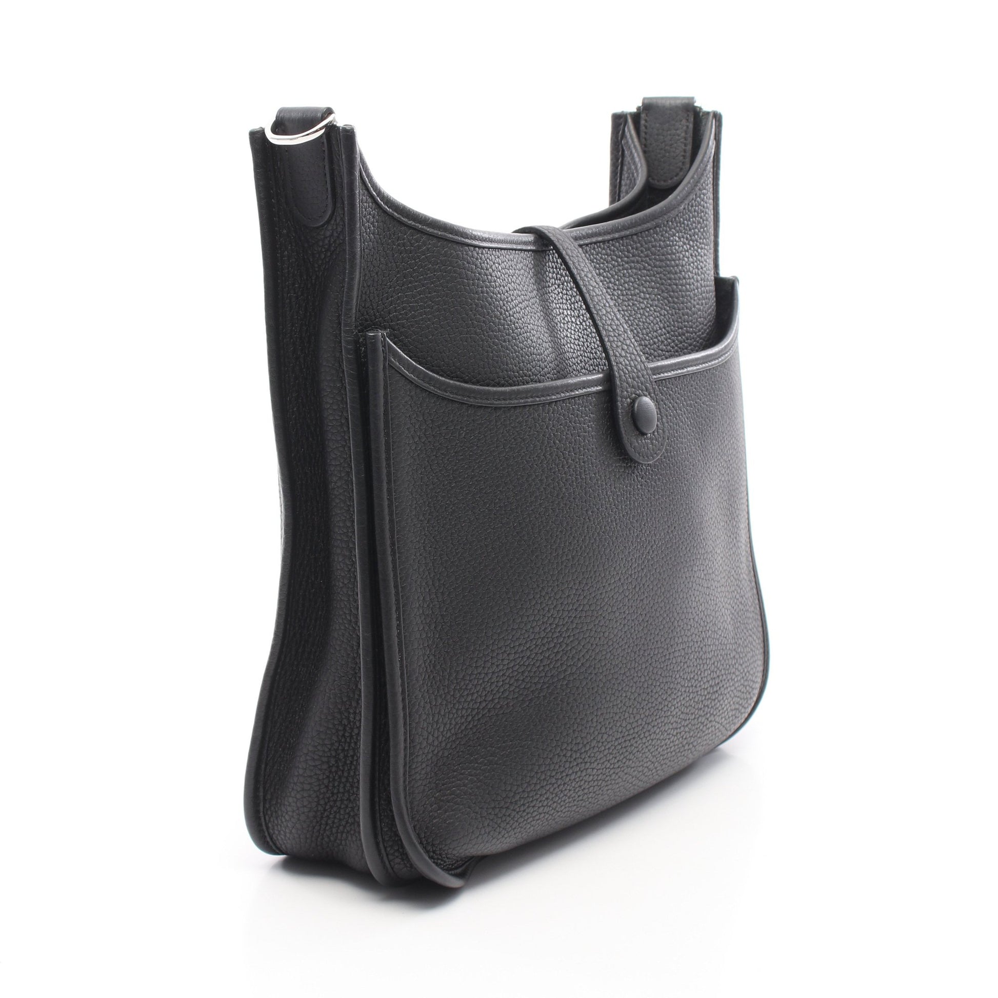 エヴリン 3 トロワ PM ショルダーバッグ トリヨンクレマンス ブラック シルバー金具 U刻印 エルメス バッグ HERMES