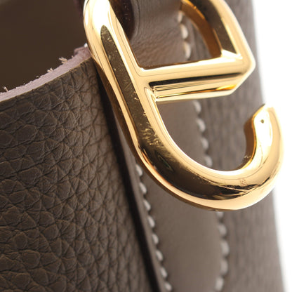 インザループ18 エトゥープ ハンドバッグ トリヨンクレマンス グレーブラウン ゴールド金具 K刻印 エルメス バッグ HERMES