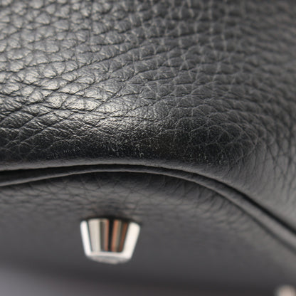 ピコタンロックMM ハンドバッグ トリヨンクレマンス ブラック シルバー金具 Y刻印 エルメス バッグ HERMES