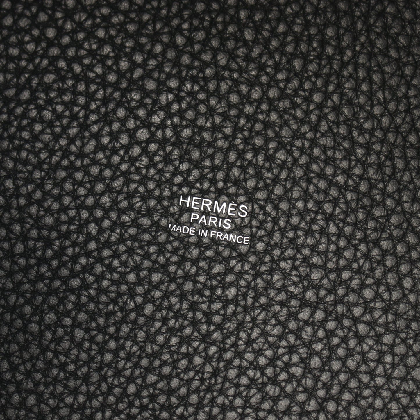 ピコタンロックMM ハンドバッグ トリヨンクレマンス ブラック シルバー金具 Y刻印 エルメス バッグ HERMES