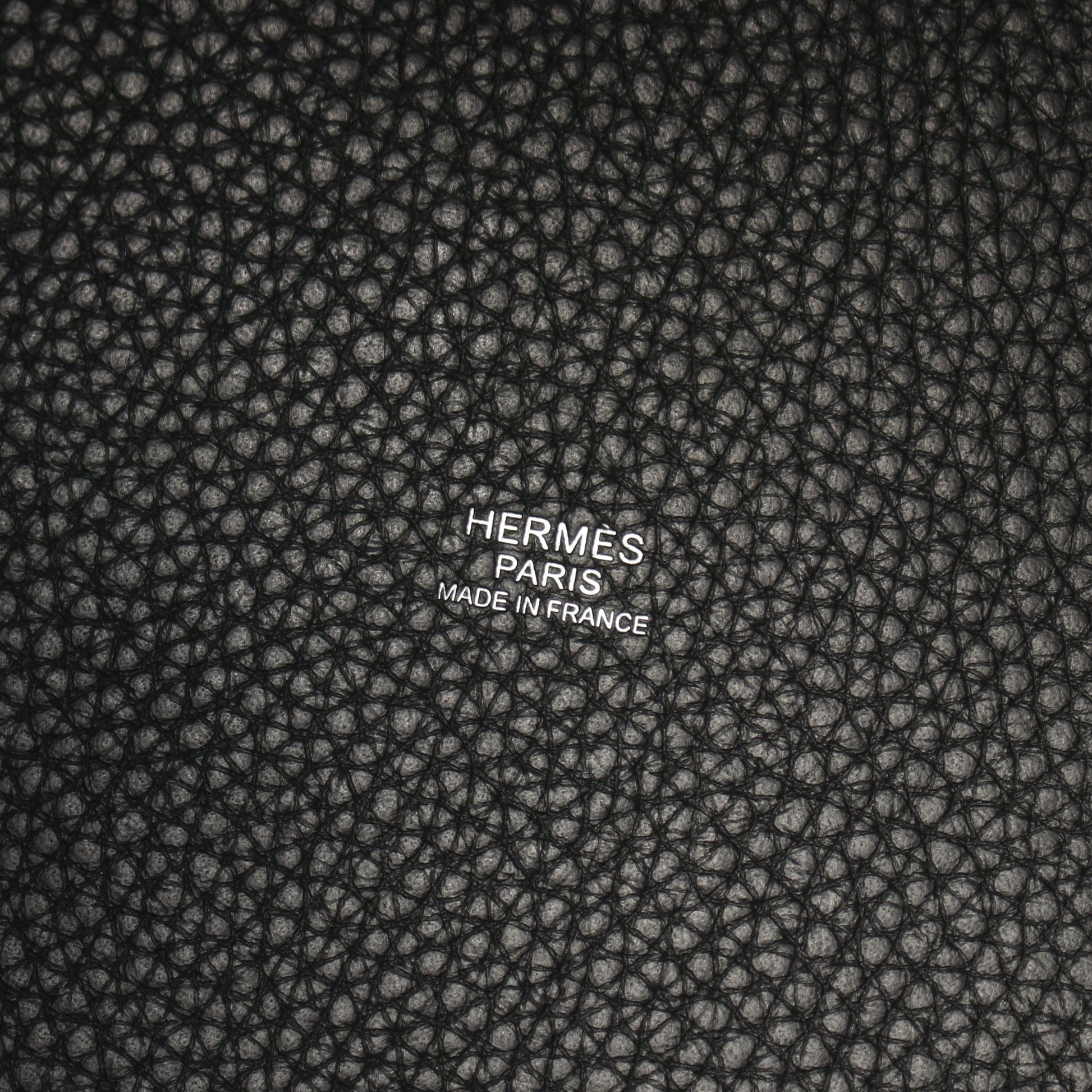 ピコタンロックMM ハンドバッグ トリヨンクレマンス ブラック シルバー金具 Y刻印 エルメス バッグ HERMES