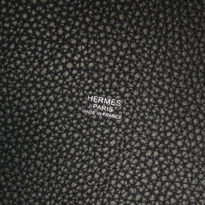 ピコタンロックMM ハンドバッグ トリヨンクレマンス ブラック シルバー金具 Y刻印 エルメス バッグ HERMES