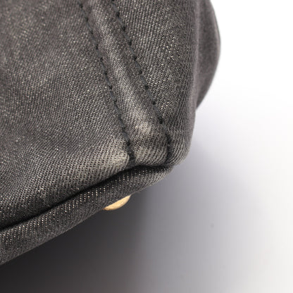 CANAPA DENIM カナパ 2WAY ハンドバッグ トートバッグ デニム ダークグレー プラダ バッグ PRADA