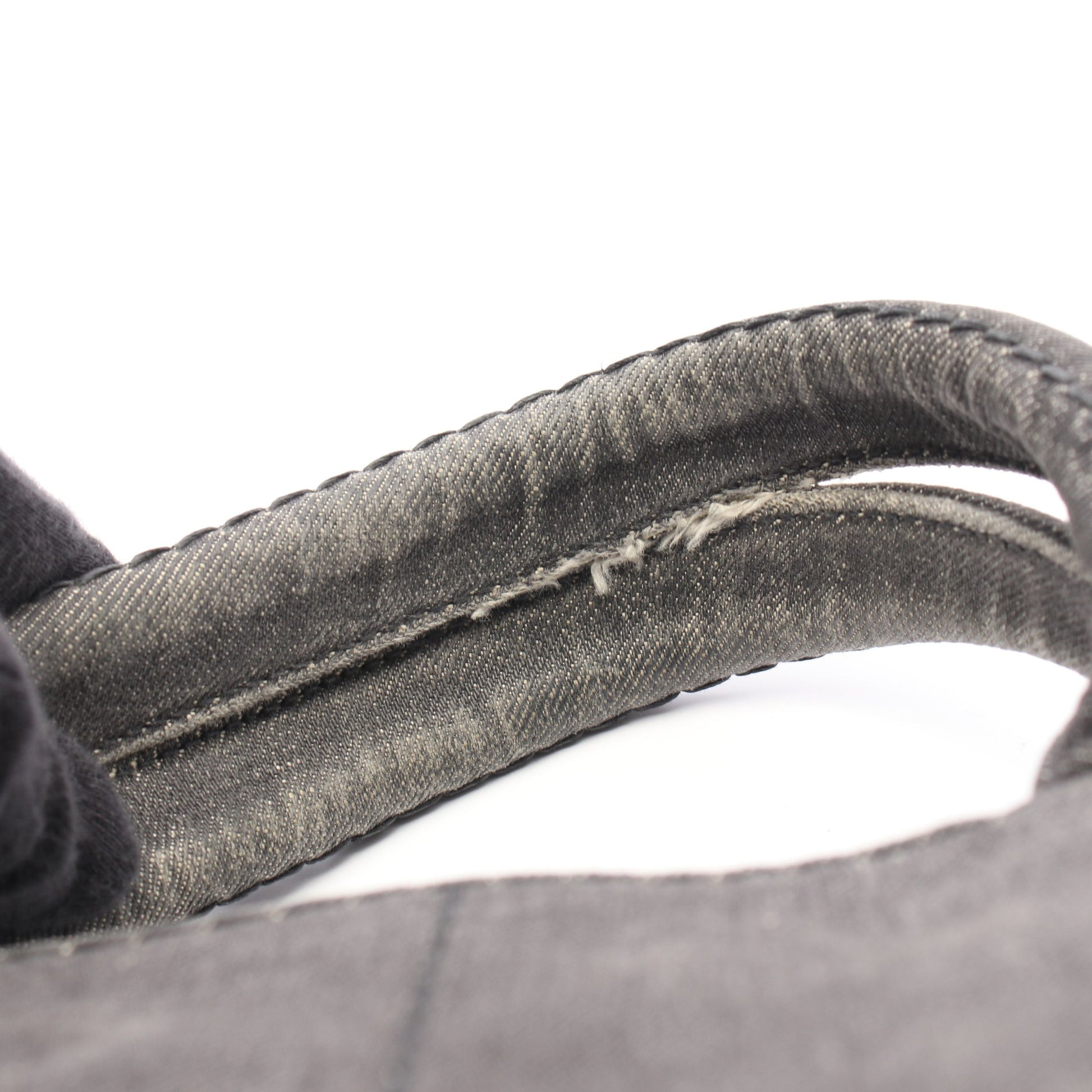 CANAPA DENIM カナパ 2WAY ハンドバッグ トートバッグ デニム ダークグレー プラダ バッグ PRADA