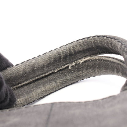 CANAPA DENIM カナパ 2WAY ハンドバッグ トートバッグ デニム ダークグレー プラダ バッグ PRADA