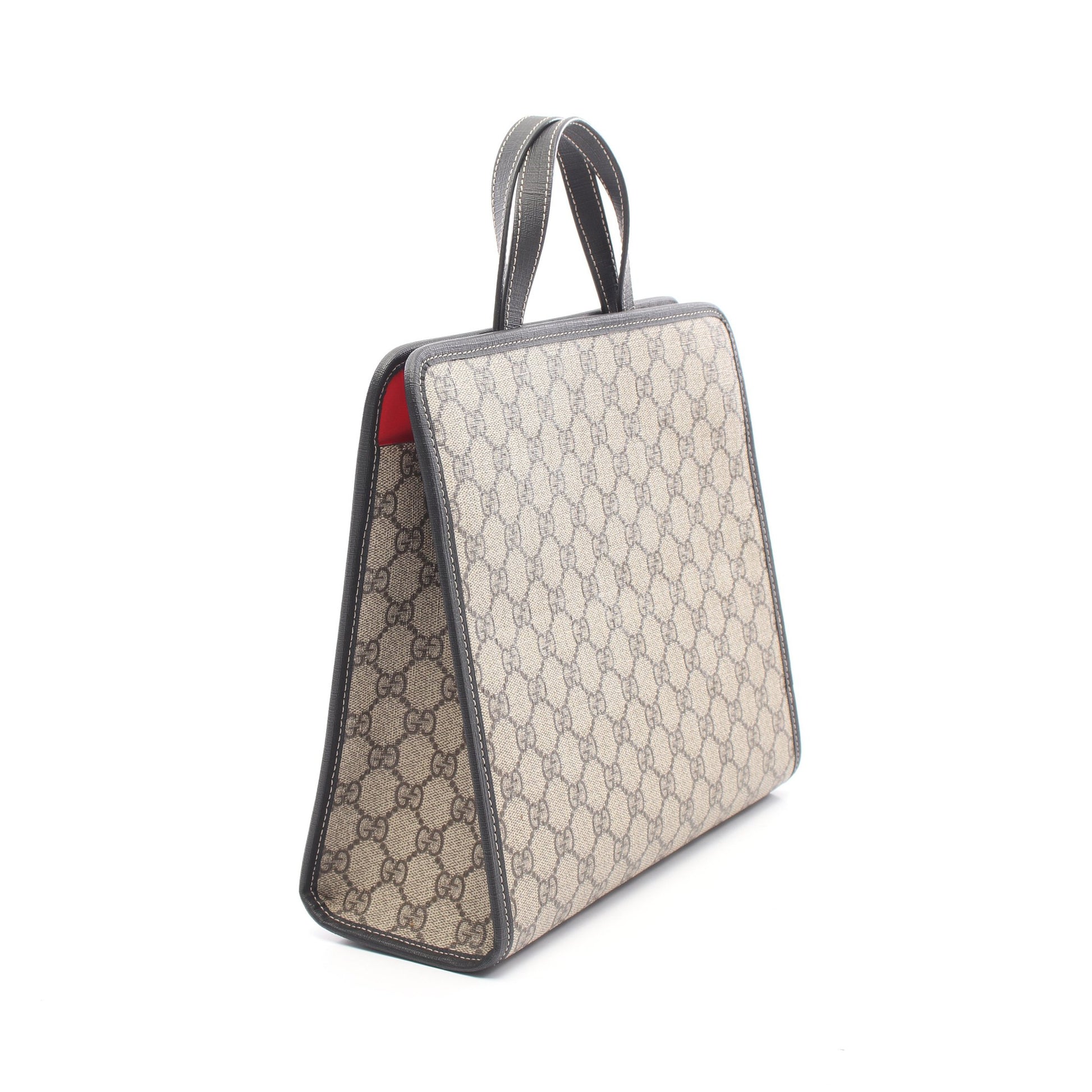 チルドレンズ GGスプリーム テントウムシ ハンドバッグ トートバッグ PVC レザー グレーベージュ マルチカラー グッチ バッグ GUCCI