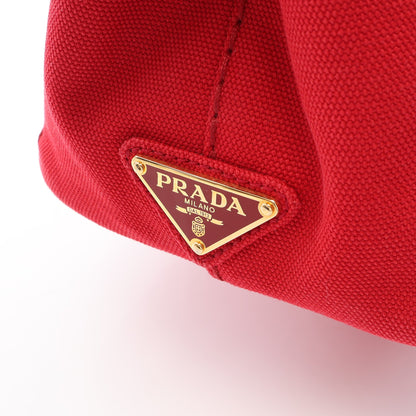 CANAPA カナパ 2WAY ハンドバッグ トートバッグ キャンバス レッド プラダ バッグ PRADA