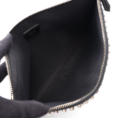KARLITO クラッチバッグ レザー ブラック フェンディ バッグ FENDI